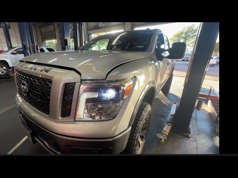 2018 Nissan Titan -Starter Replacement(Thay cục đề!!!!!