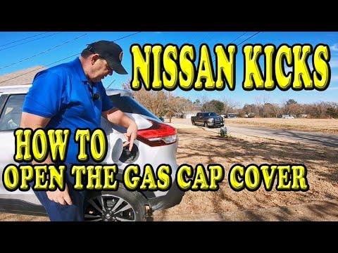 Nissan Kicks How to Open Gas Cap Cover