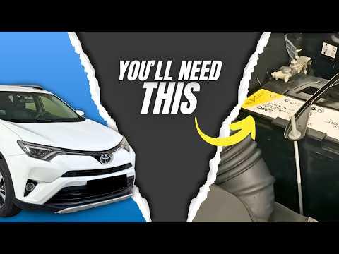 Toyota RAV4 (2016 - 2018) Battery Replacement