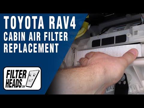 How to Replace Cabin Air Filter 2018 Toyota RAV4 | AQ1102