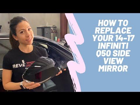 How to Replace the Side View Mirror on a 2016 INFINITI Q50 (Left or Right)