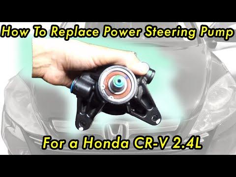 How To Replace Power Steering Pump 2007-2011 Honda CR-V 2.4L K24 (works for other 2.4L Hondas also)