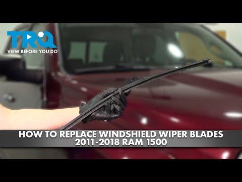 How to Replace Windshield Wiper Blades 2011-2018 Ram 1500