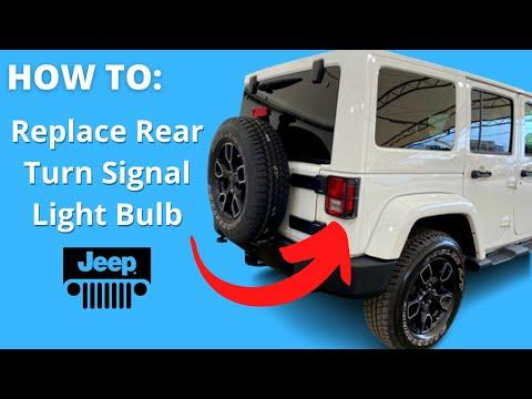 How to Replace Rear Turn Signal Bulbs on a 2016 Jeep Wrangler (3157)