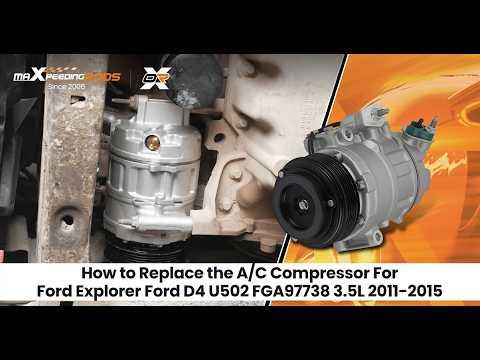 How to Replace the A/C Compressor on a 2011-2019 Ford Explorer 3.5L (Engine: V6 3.5L)