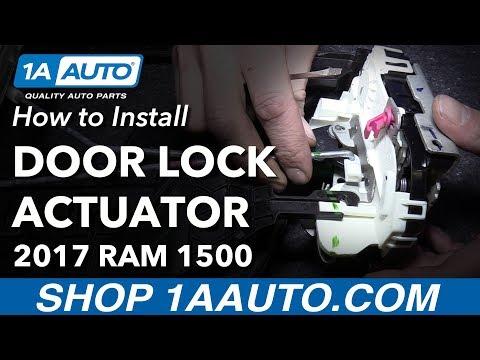 How to Replace the Rear Door Lock Actuator on a 2019 Ram 1500