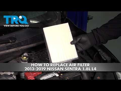 How to Replace the Engine Air Filter on a 2007-2019 Nissan Sentra 1.8L (Trim: S | Engine: Inline 4 1.8L)
