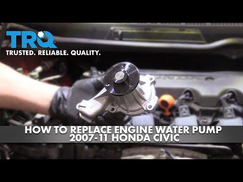 How to Replace Water Pump 2007-11 Honda Civic