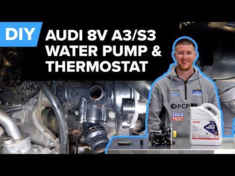 Audi S3 Water Pump & Thermostat Replacement DIY (2015-2021 Audi 8V A3, S3, TT, TTS)