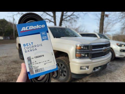 Chevy Silverado Or GMC Sierra Serpentine Belt Replacement