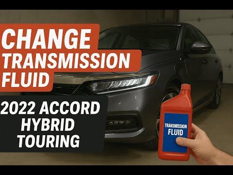 2022 Honda Accord Hybrid Transmission Fluid Change (DIY Drain & Fill Tutorial | 10th Gen Accord)