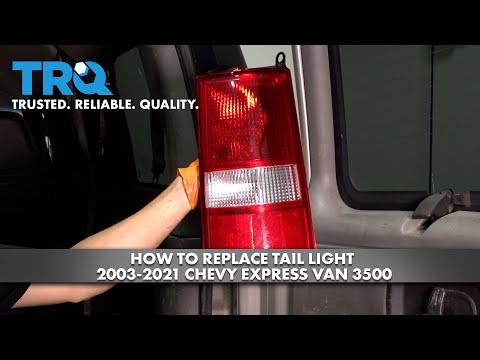 How to Replace Both Taillight (3157) Bulbs on a 2016 Chevrolet Express 3500