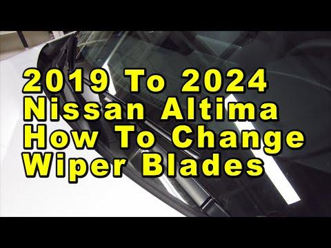 How to Replace Front Windshield Wipers on a 2002-2025 Nissan Altima