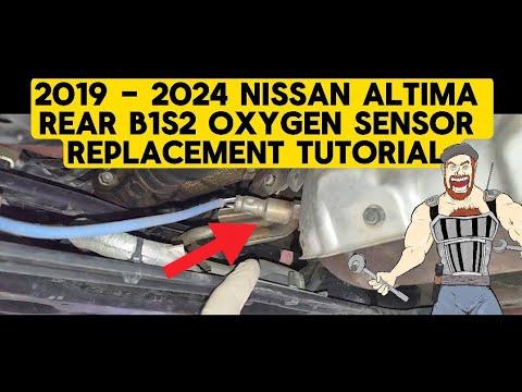 2019 - 2024 NISSAN ALTIMA REAR 02 OXYGEN SENSOR REPLACEMENT TUTORIAL | 2019 2020 2021 2022 2023 2024