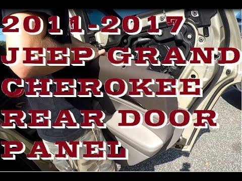 How to remove REAR door panel in Jeep Grand Cherokee 2011-2017