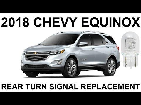 How to Replace Rear Turn Signal Bulbs on a 2017 Chevrolet Equinox