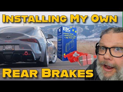 Installing rear brakes on a Supra