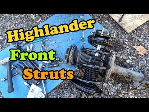 2008-2013 Toyota Highlander Front Strut Replacement