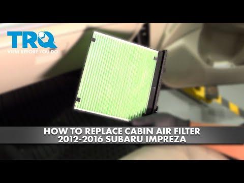How to Replace the Cabin Air Filter on a 2016 Subaru Impreza (Glove Box Method)