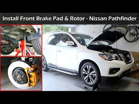 How To Replace Front Brake Pad & Rotor on Nissan Pathfinder | 2013 - 2020
