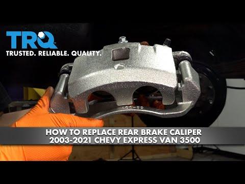 How to Replace Rear Brake Pads on a 2016 GMC Savana 2500 (Rear Disc Brakes)