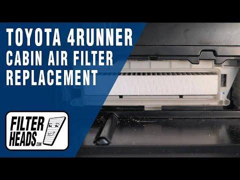 How to Replace Cabin Air Filter 2018 Toyota 4Runner | AQ1102