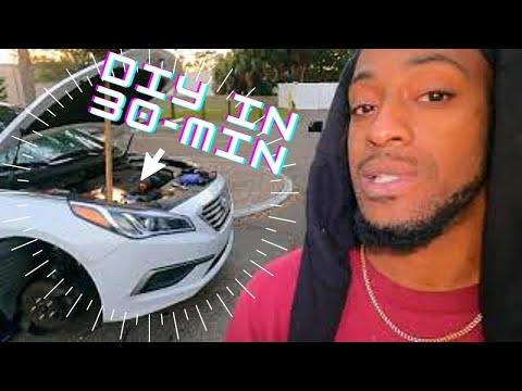 How To Replace Hyundai Sonata Alternator (2016)