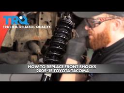 How to Replace Front Shock Strut Spring 05-15 Toyota Tacoma