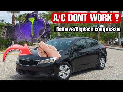 How to Replace the A/C Compressor on a 2016 Kia Cadenza (R-134a System)