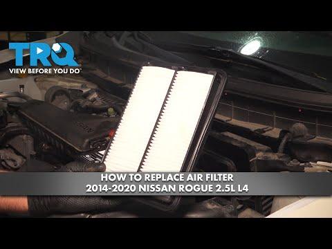 How to Replace Air Filter 2014-2020 Nissan Rogue 2.5L L4