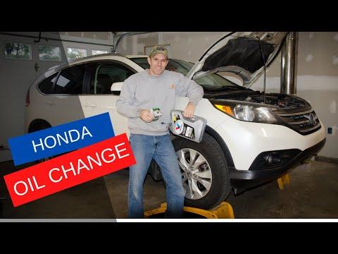 Oil Change & Filter Replacement Honda CR-V 2012-2014 and reset oil indicator light