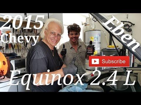 2015 Chevy Equinox 2.4L AMSOIL Motor Oil Change