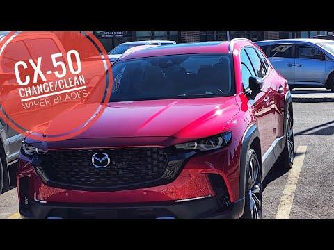 Mazda CX-50 - Wiper Blades - How to clean or change / Lock mode