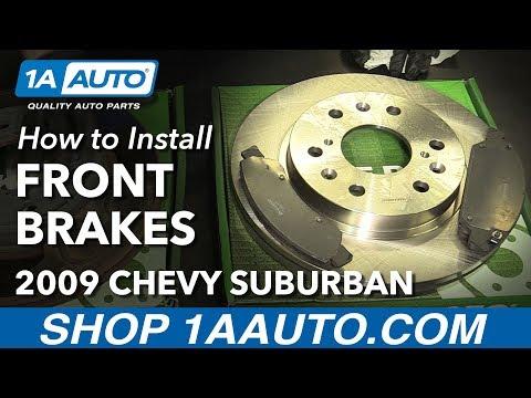How to Install Front Brakes Pads Rotors 08-13 Chevy Suburban 1500