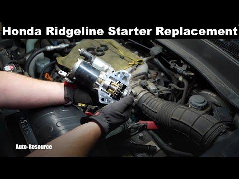 How to Replace the Starter Motor on a 2017-2019 Honda Ridgeline 3.5L V6