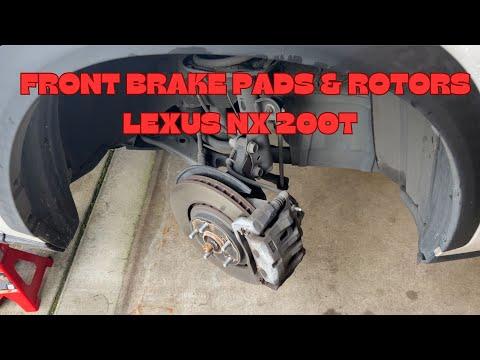 How To Change Front Brake Pads & Rotors 2015-2017 Lexus NX200t