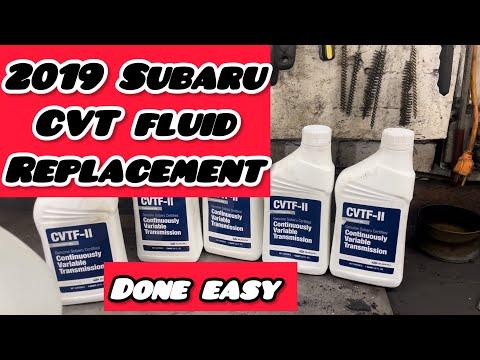 How to Change CVT Transmission Fluid on a 2014-2021 Subaru Forester (Engine: Flat 4 2.5L)