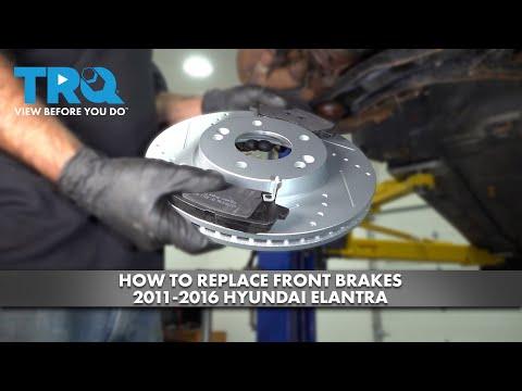 How to Replace Front Brake Pads and Rotors on a 2016 Hyundai Elantra