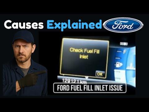 Ford "Check Fuel Fill Inlet" Causes & How to Fix (Capless & Gas Cap)