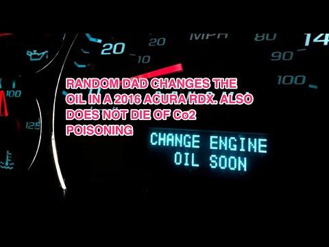 How to do a DIY Oil Change on a Second Gen Acura RDX (2016) AWD The Random Dad