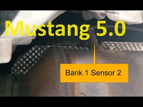 Location of the Oxygen Sensors 2020 Ford Mustang 5.0 (2015-2023)