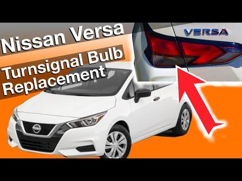 How to Replace Rear Turn Signal Bulbs on a 2016 Nissan Versa (Tail Light Housing)