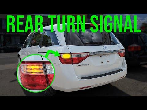 How to Replace Rear Turn Signal Bulb - Honda Odyssey (2011-2017)