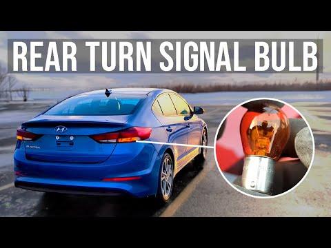 How to Replace Rear Turn Signal Bulbs on a 2018 Hyundai Elantra