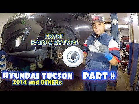 How to replace front brakes and rotors on 2014 TUCSON
