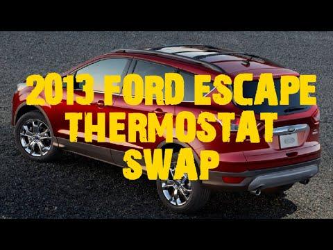 How to Replace the Thermostat Housing Assembly on a 2013 Ford Escape 1.6L Turbo