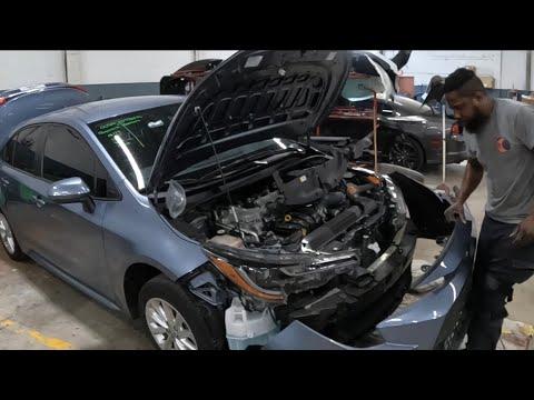 2021 Toyota Corolla how to take the front bumper and headlight off