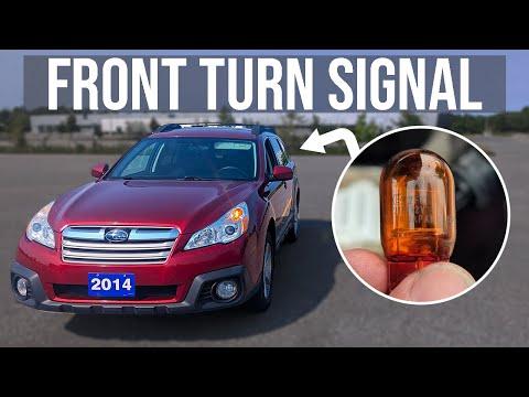 How to Replace Front Turn Signal Bulbs on a 2008-2024 Subaru Outback
