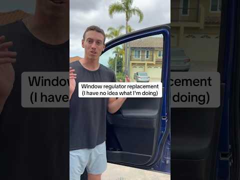 How to replace your window regulator in a 3rd gen Tacoma #toyota #tacoma
