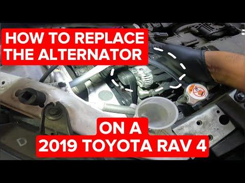HOW TO REPLACE THE ALTERNATOR ON A 2019 TOYYOTA RAV 4